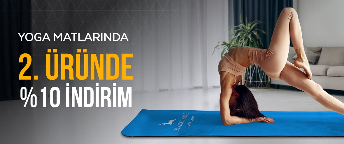 Yoga Ekipmanlarında 2. üründe %20 indirim.