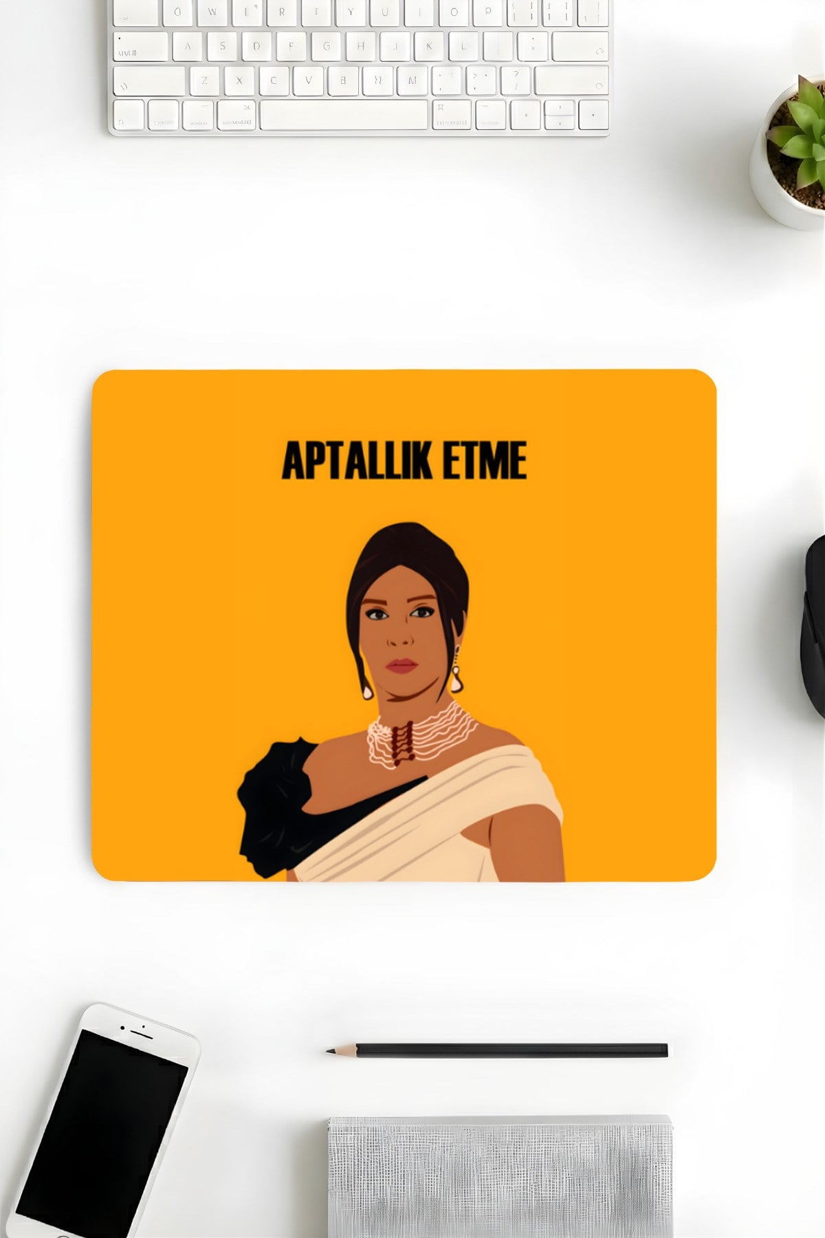 18x22 Cm Desenli Mouse Pad Baskılı Tasarımlı Mouse Pad,Ofis Aksesuarları, Aptallık Etme