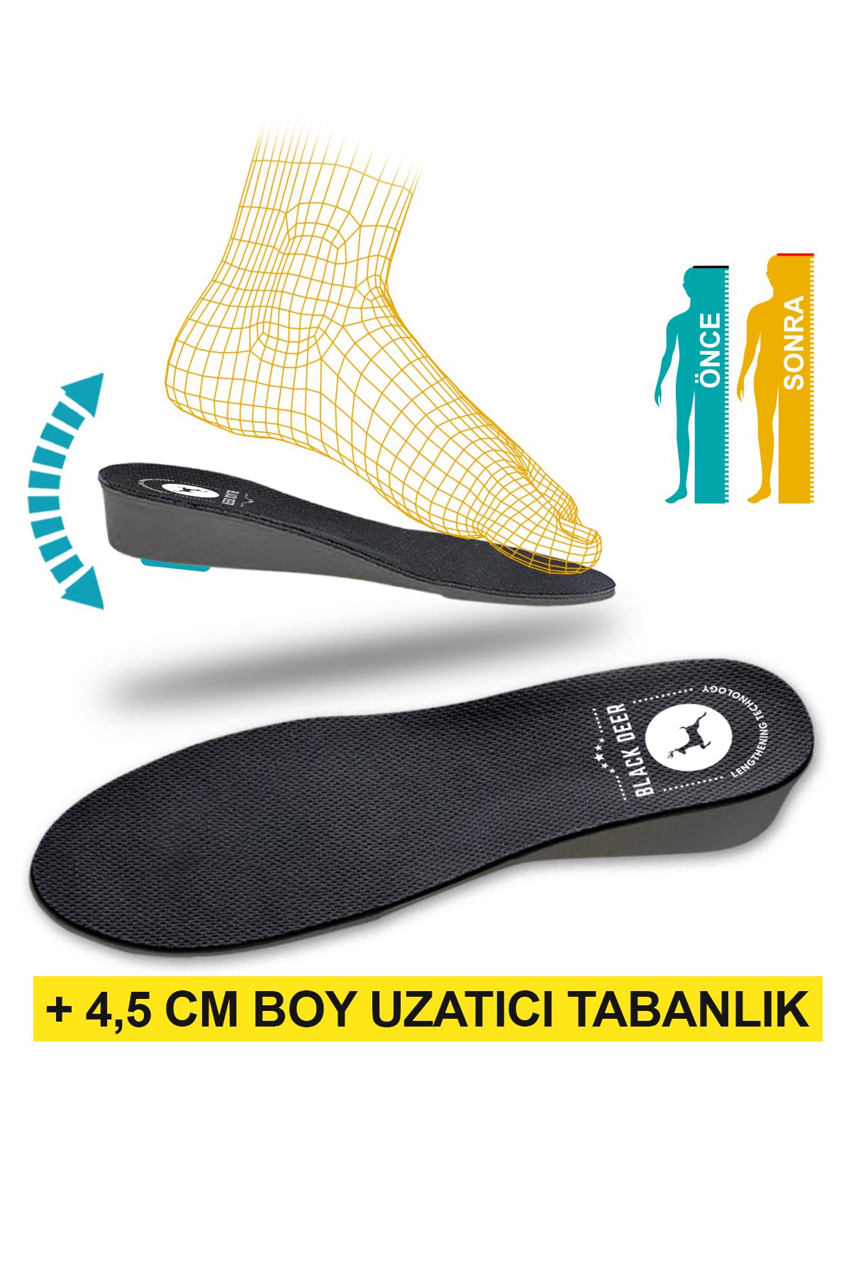 Black Deer Extender 4,5 Cm Siyah Boy Uzatıcı Tabanlık