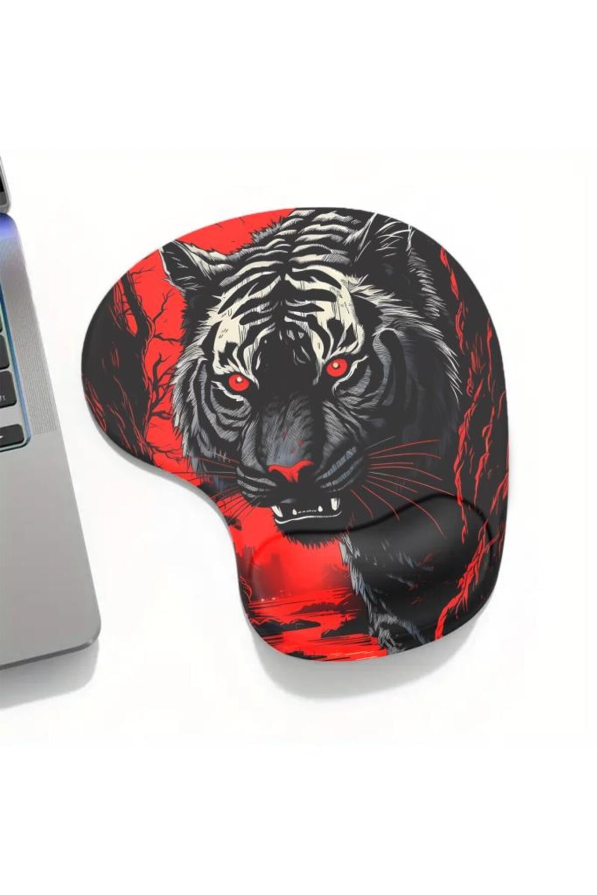 Black Tiger Bilek Destekli Mouse Pad