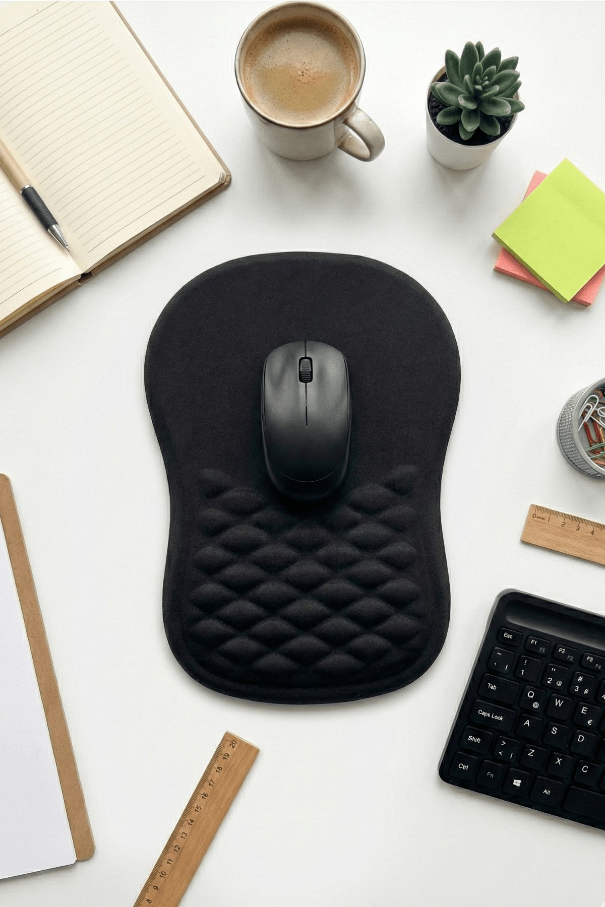 Ergonomik Premium Bilek Destekli Mouse Pad – Maksimum Konfor, Uzun Süreli
