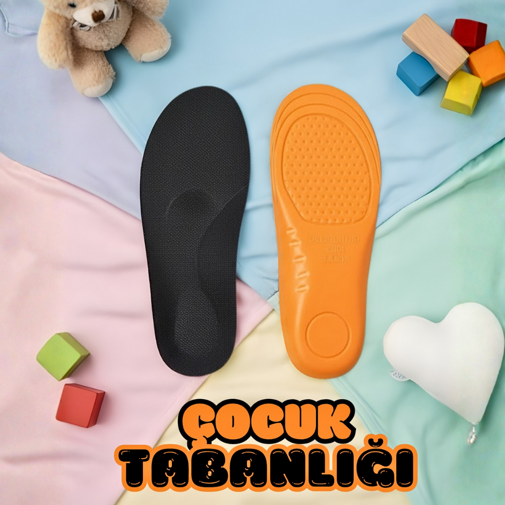 Ortopedik Ark Destekli Tabanlık Içe Basma Önleyici Çocuk Tabanlığı