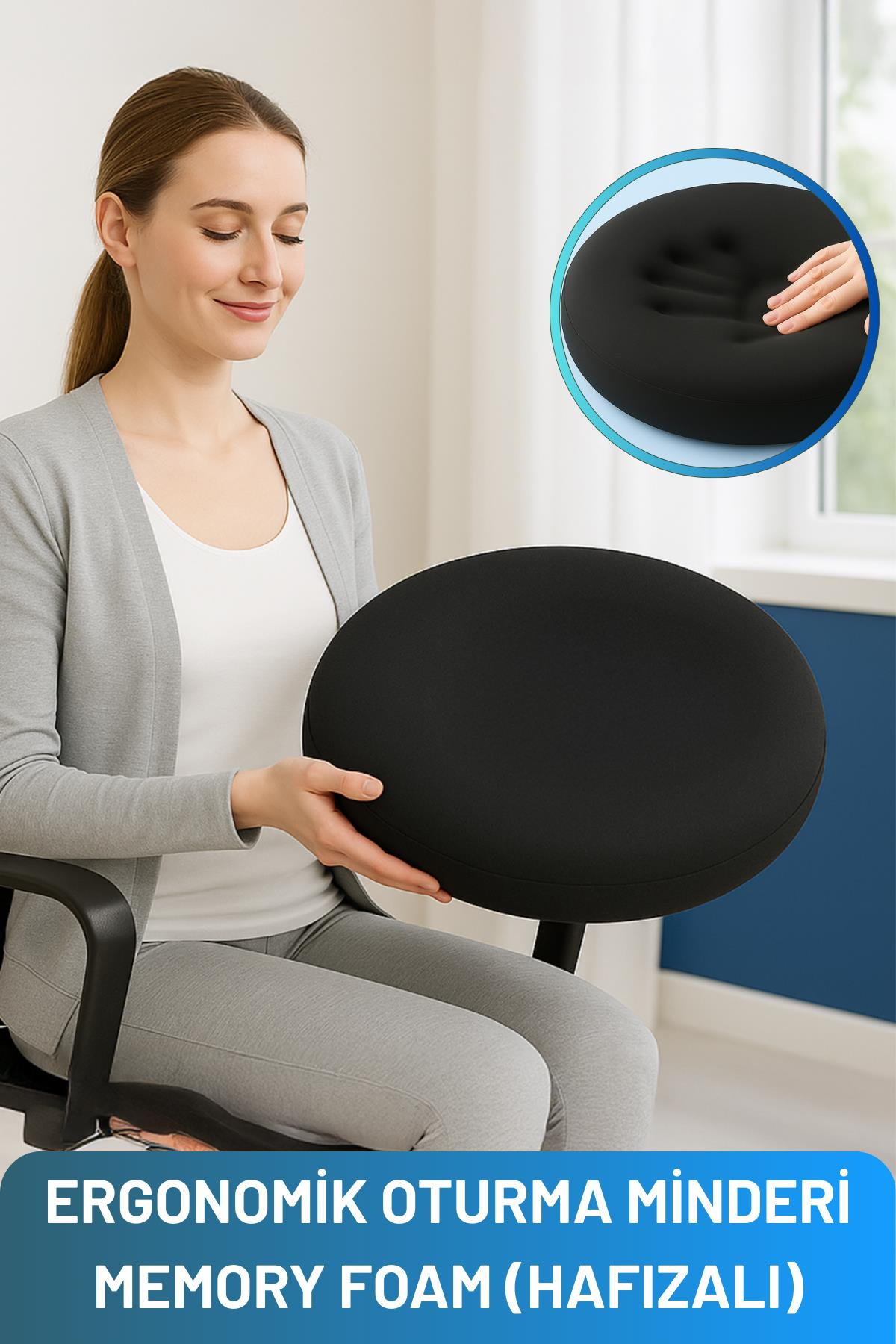 Oturma Simidi Hemoroid Basur Fistül Çatlak ve Oturma Bölgesi Sorunları İçin Minder