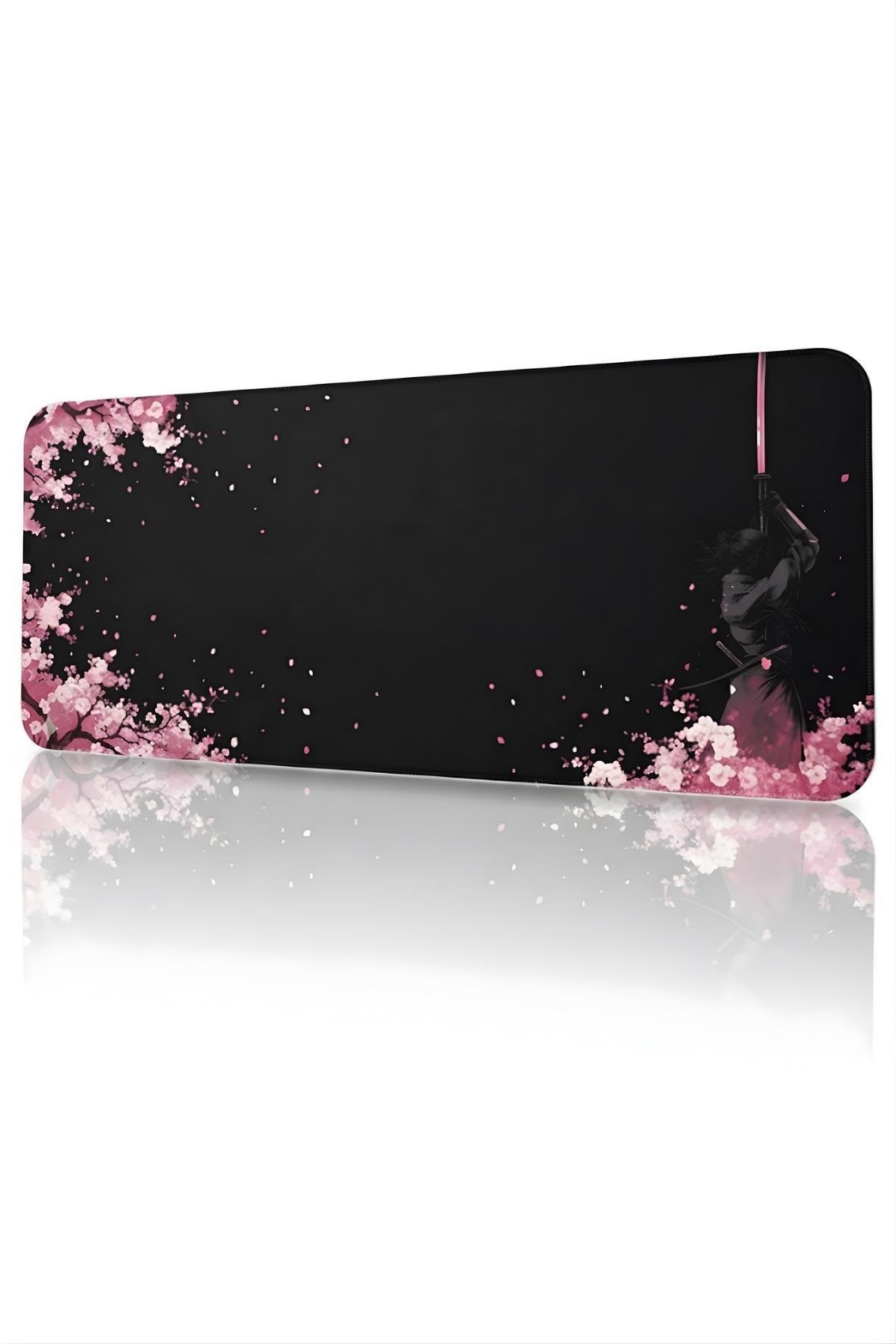 Premium Büyük Boy Dikişli Kenar 90x40 cm Dijital Oyuncu Gaming Mouse Pad Sword