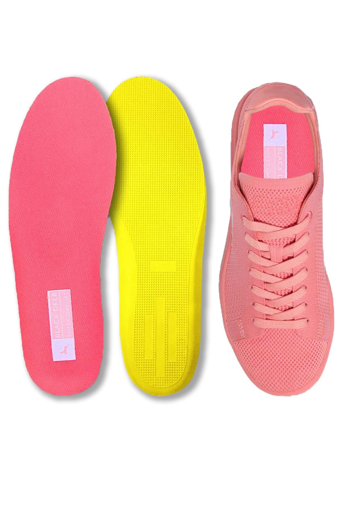 X15 Yumuşak Ortopedik Tabanlık,Rahat Tabanlık,Konfor Tabanı,Spor Tabanlığı,İç Taban,Kadın,Pembe