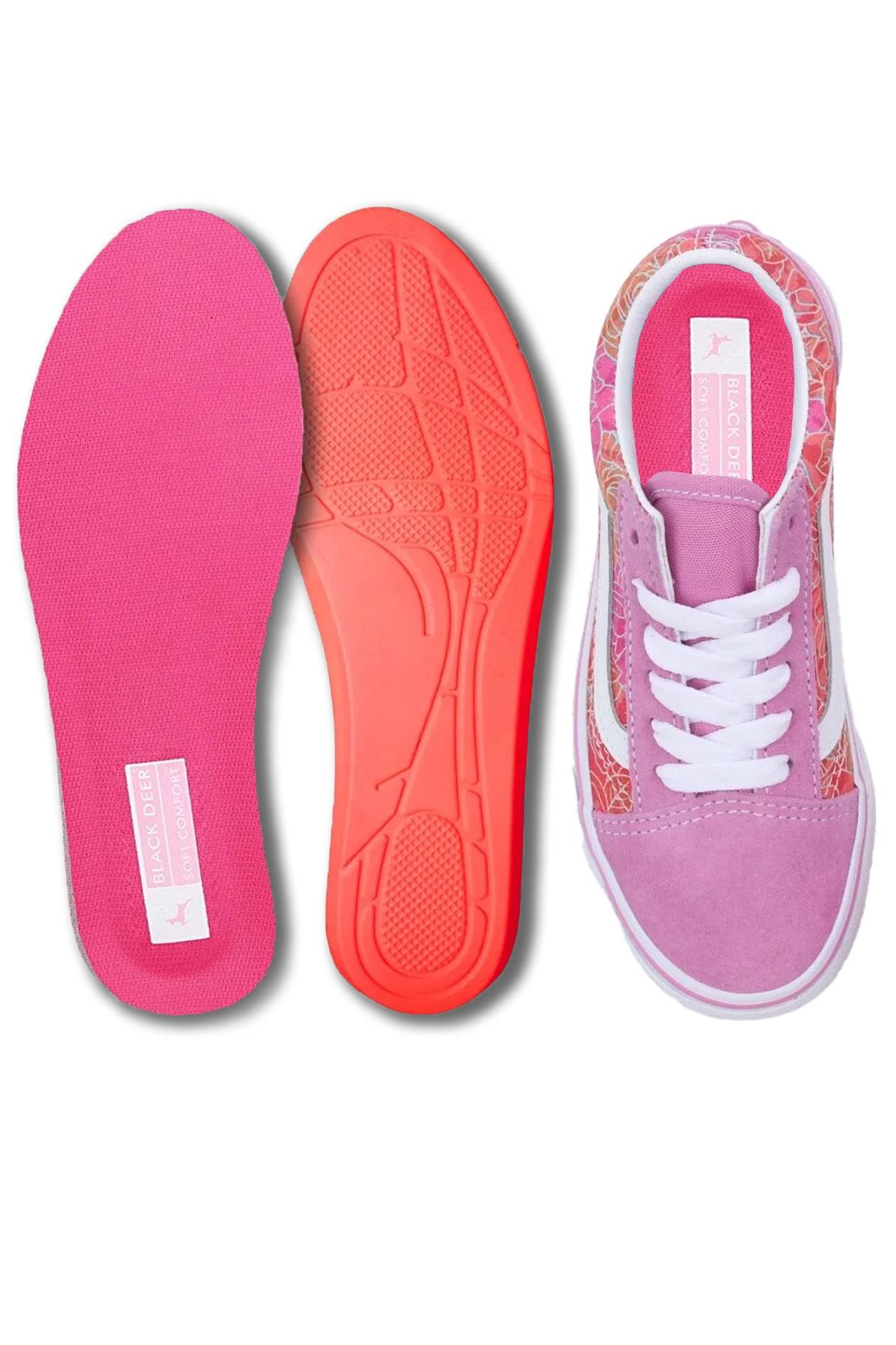 X45 Yumuşak Ortopedik Tabanlık,Rahat Tabanlık,Konfor Tabanı,Spor Tabanlığı,İç Taban,Kadın,Pembe