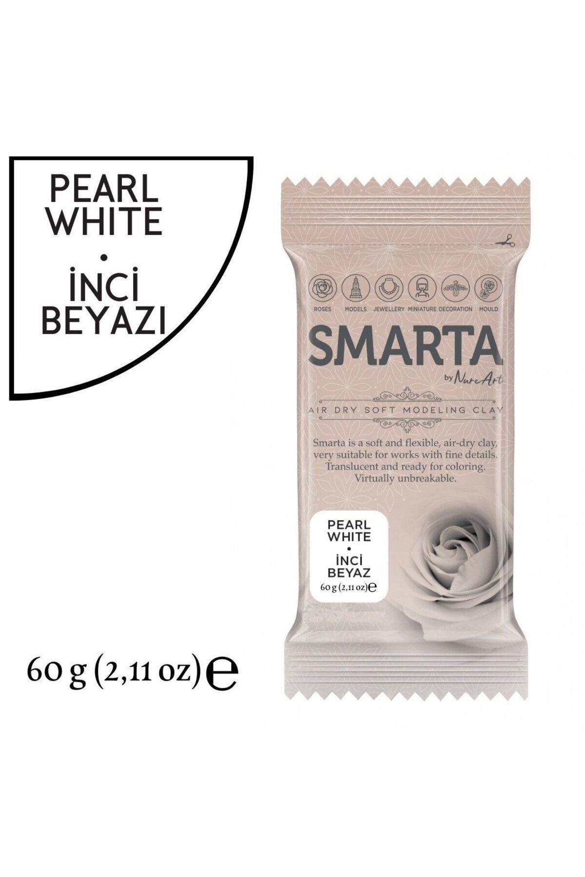 SMARTA HAVAYLA KURUYAN MODELLEME HAMURU METALİK BEYAZ İNCİ 60 GR