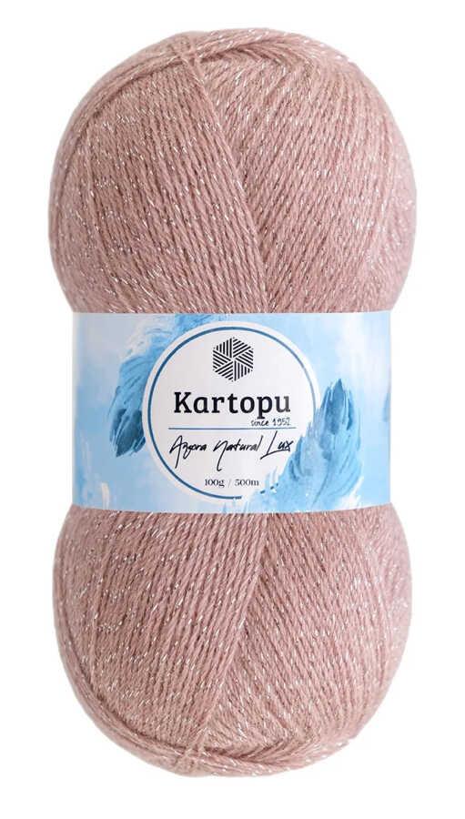 KARTOPU,ANGORA NATURAL LUX K0758 GÜL KURUSU