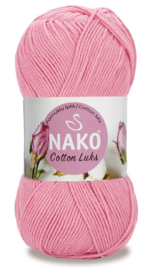 NAKO,COTTON LUKS 97549 PEMBE