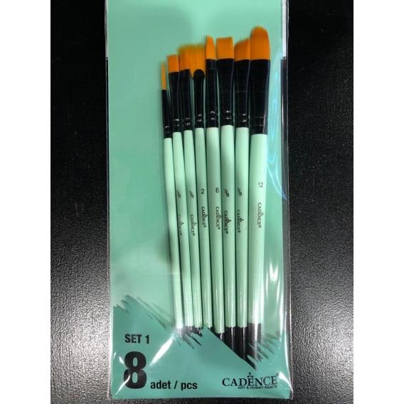 CADENCE 8'Lİ FIRÇA SETİ ( SET 1 )