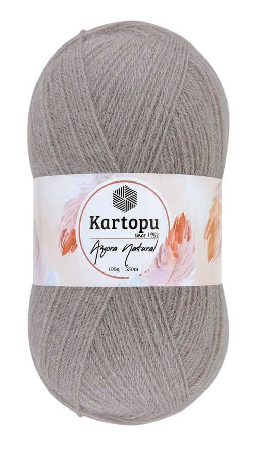 KARTOPU,ANGORA NATURAL K0843 ORTA KAHVE