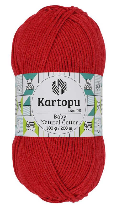 KARTOPU,BABY NATUREL COTTON K0166 AÇIK KIRMIZI