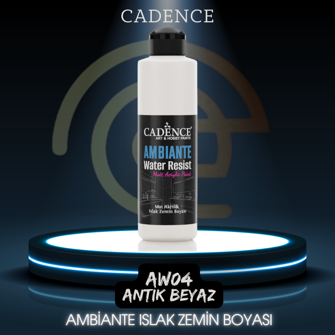 AW04 Antik Beyaz Ambiante Islak Zemin Boyası 250ML + Katalizör 10GR
