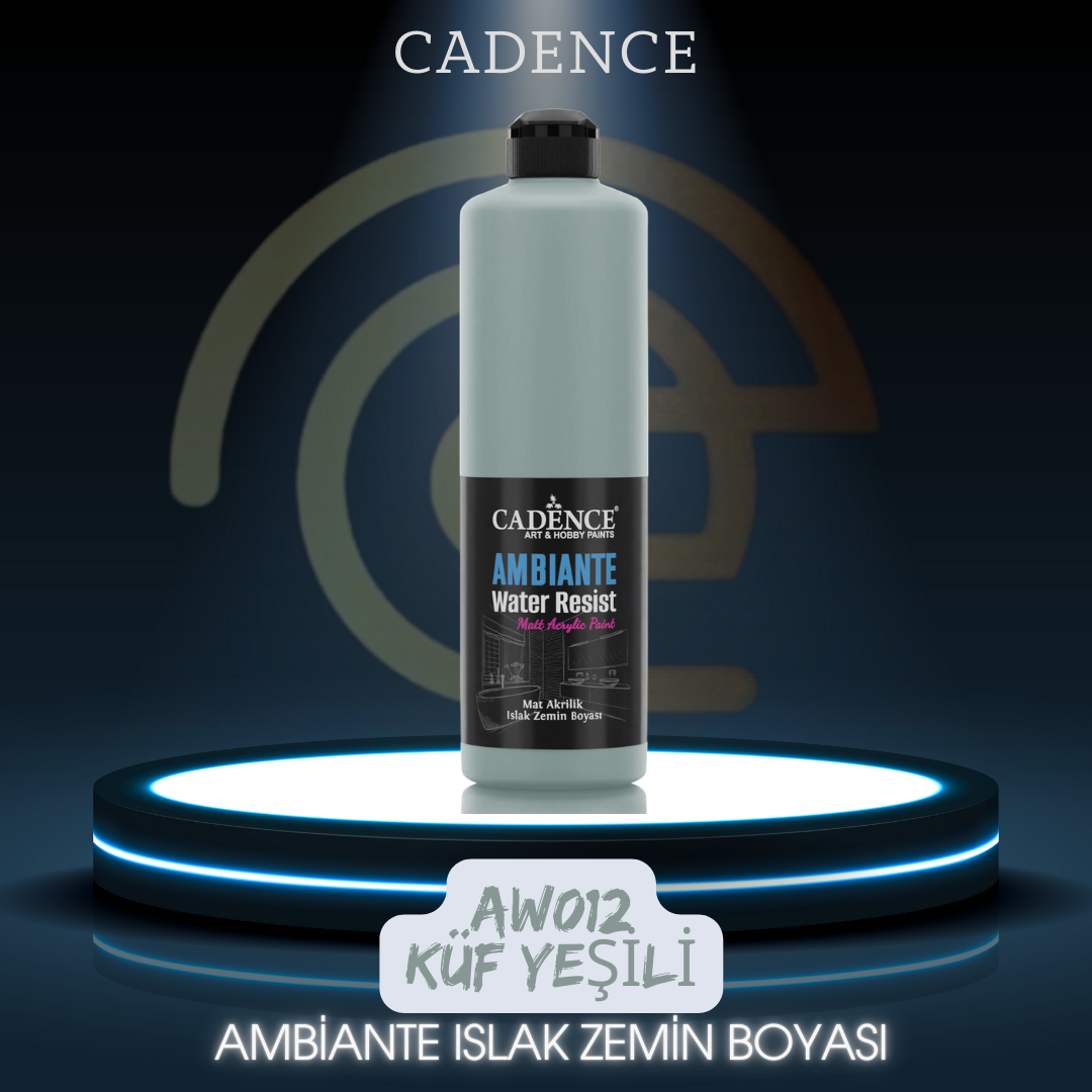 AW12 Küf Yeşili Ambiante Islak Zemin Boyası 500ML + Katalizör 20GR

