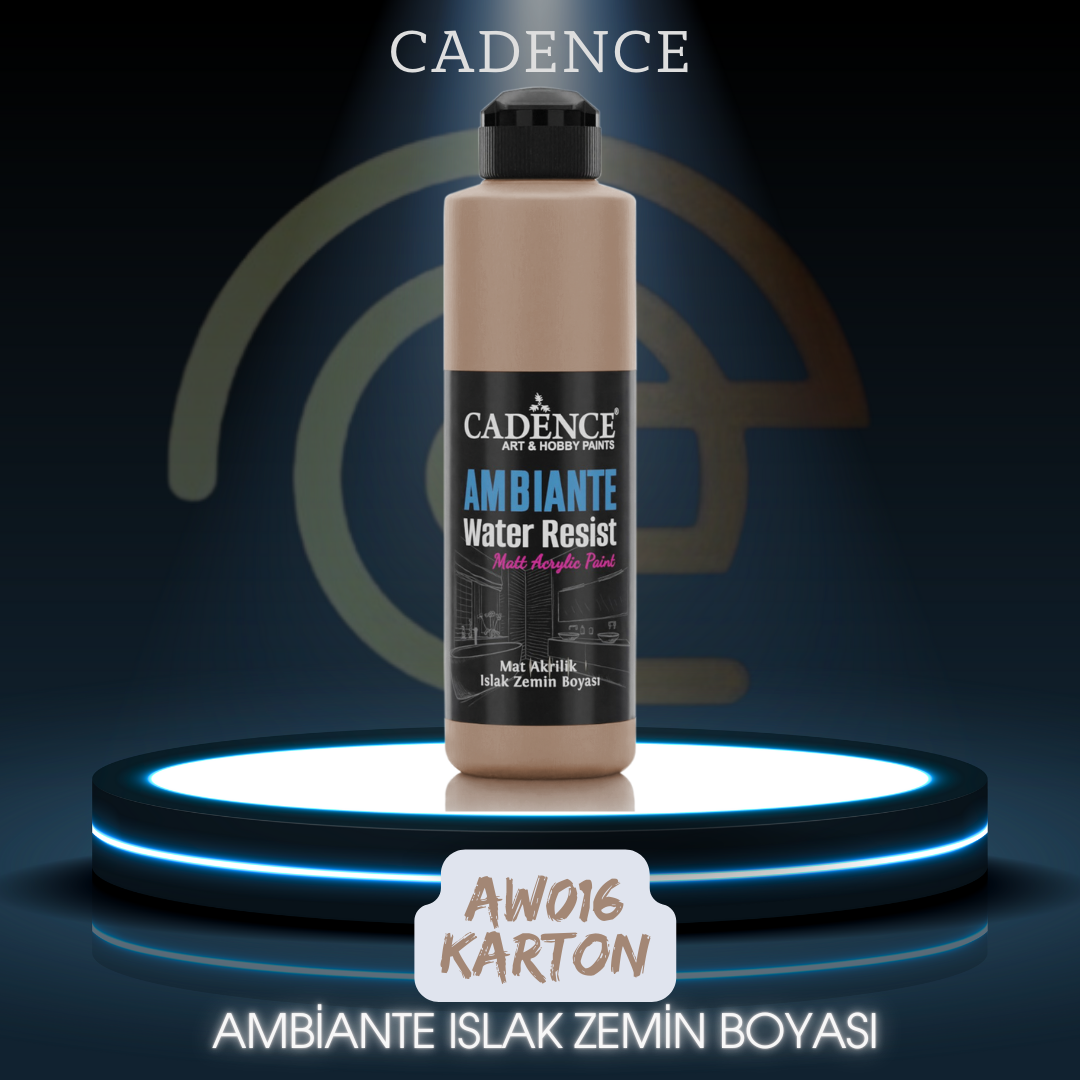 AW16 Karton Ambiante Islak Zemin Boyası 250ML + Katalizör 10GR
