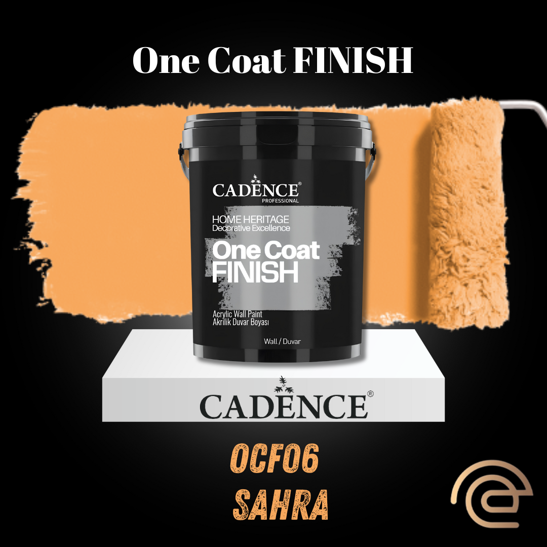 OCF06 Sahra Sarısı Akrilik Duvar Boyası - One Coat Finish 2.5LT
