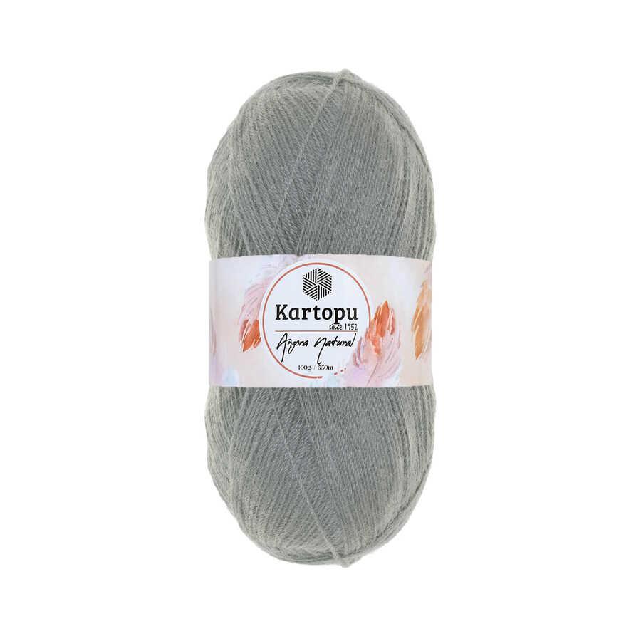 KARTOPU,ANGORA NATURAL K0988 AÇIK GRİ