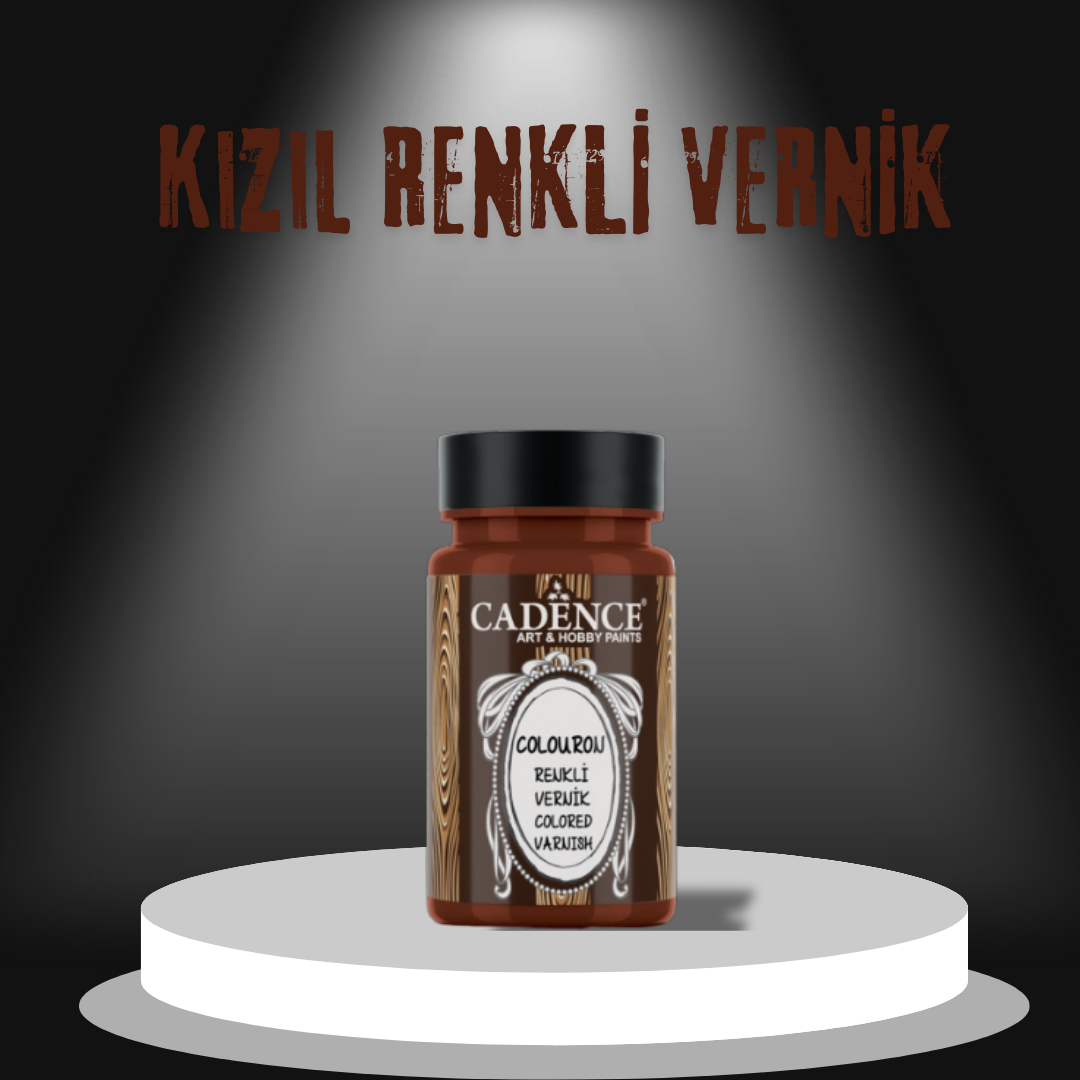 CADENCE CV03 Kızıl Renkli Vernik 90ML