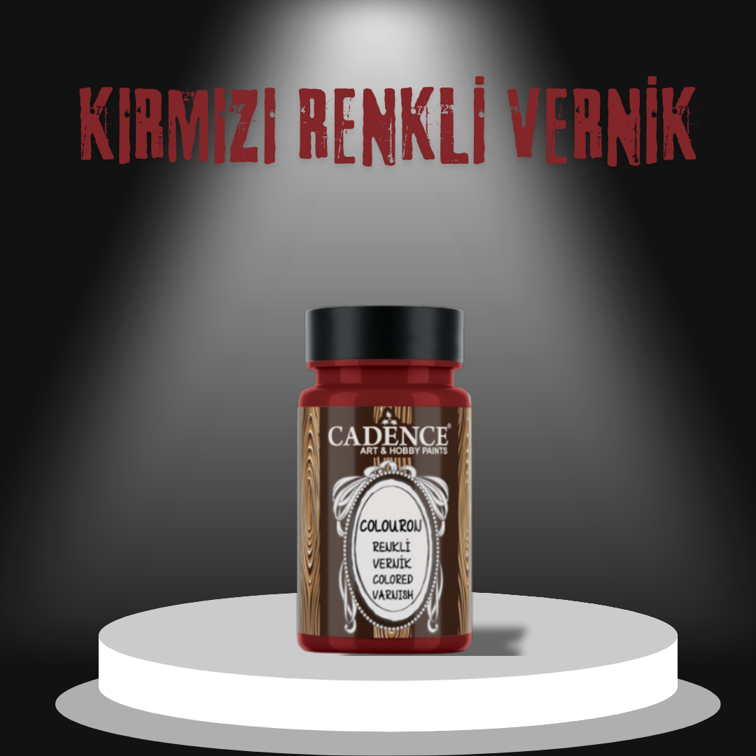 CADENCE CV04 Kırmızı Renkli Vernik 90ML