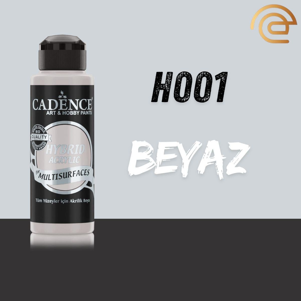 Cadence Hibrit Mulisurface Boya 120 Ml H001 Beyaz