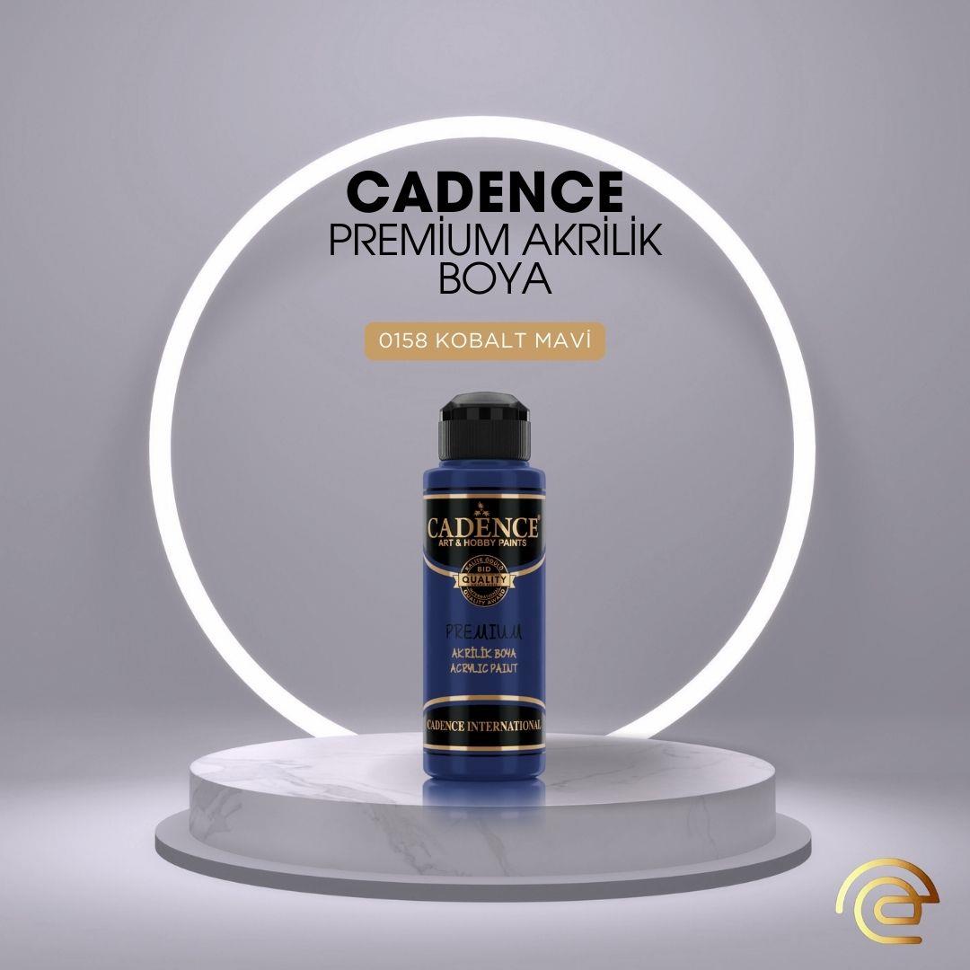 Cadence PREMİUM AKRİLİK BOYA 120 ML 0158 KOBALT MAVİ