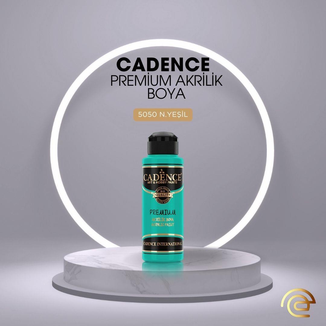Cadence PREMİUM AKRİLİK BOYA 120 ML 5050 N.YEŞİL
