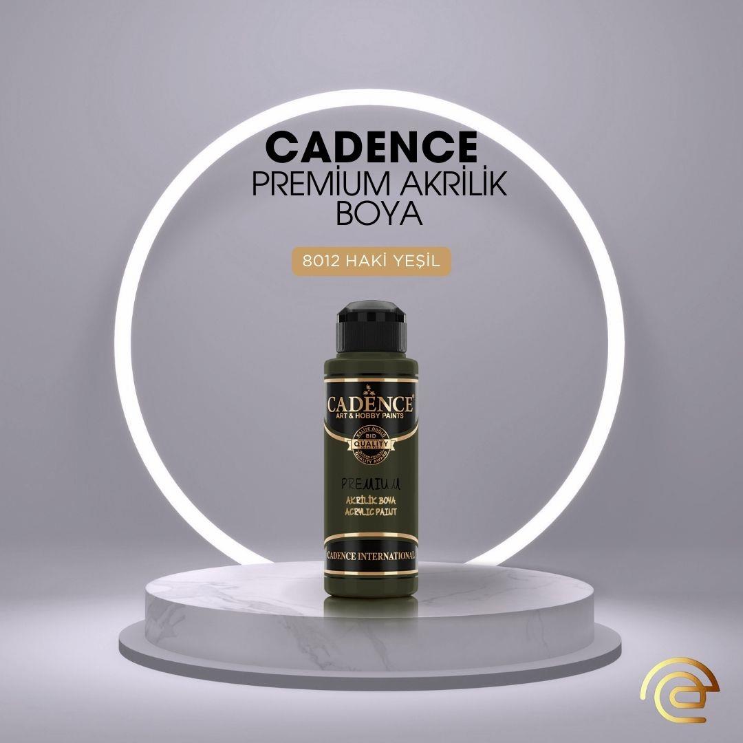 Cadence PREMİUM AKRİLİK BOYA 120 ML 8012 HAKİ YEŞİL