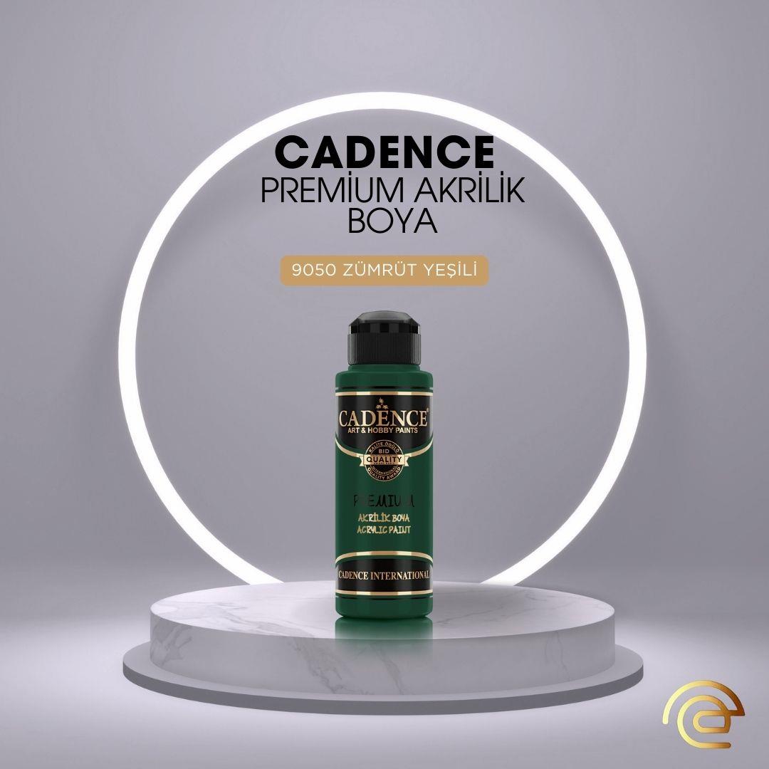 Cadence PREMİUM AKRİLİK BOYA 120 ML 9050 ZÜMRÜT YEŞİLİ