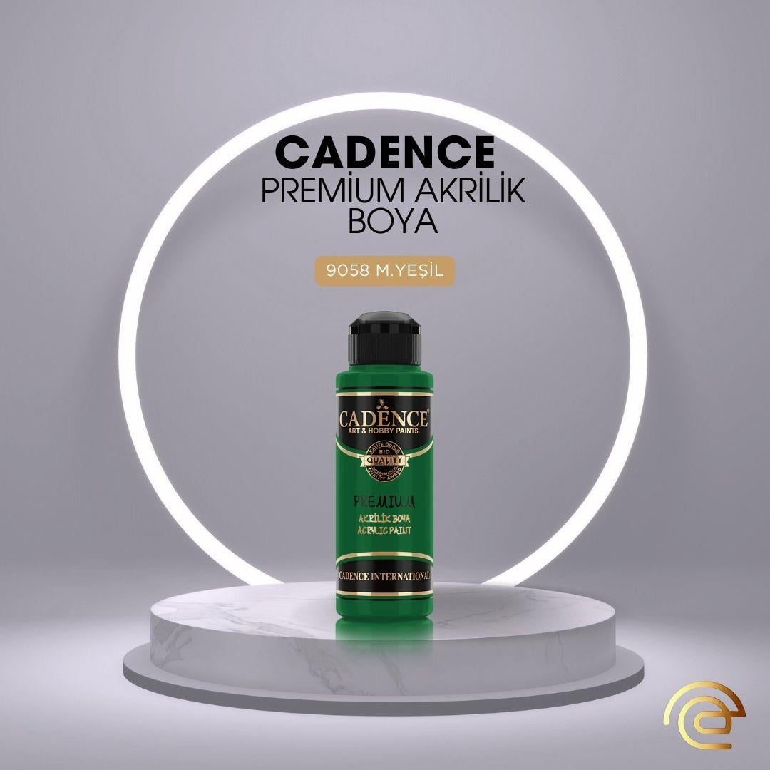 Cadence PREMİUM AKRİLİK BOYA 120 ML 9058 M.YEŞİL