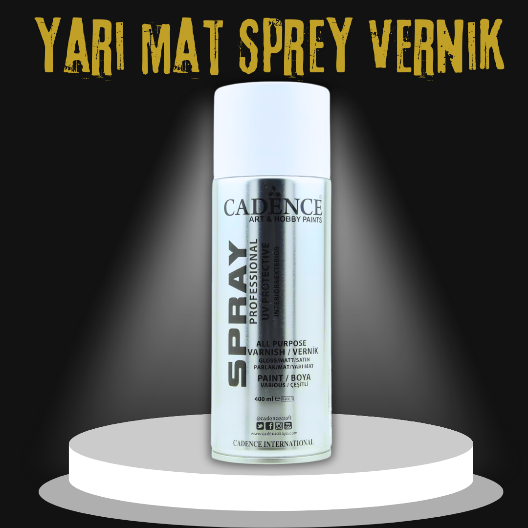 Cadence Yarı mat Sprey Vernik 400ML