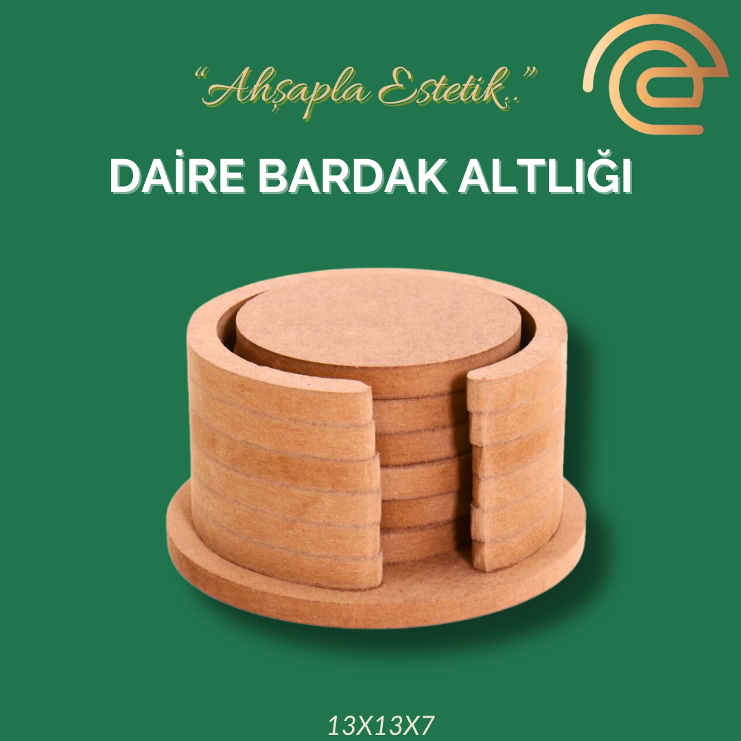 DAİRE BARDAK ALTLIĞI