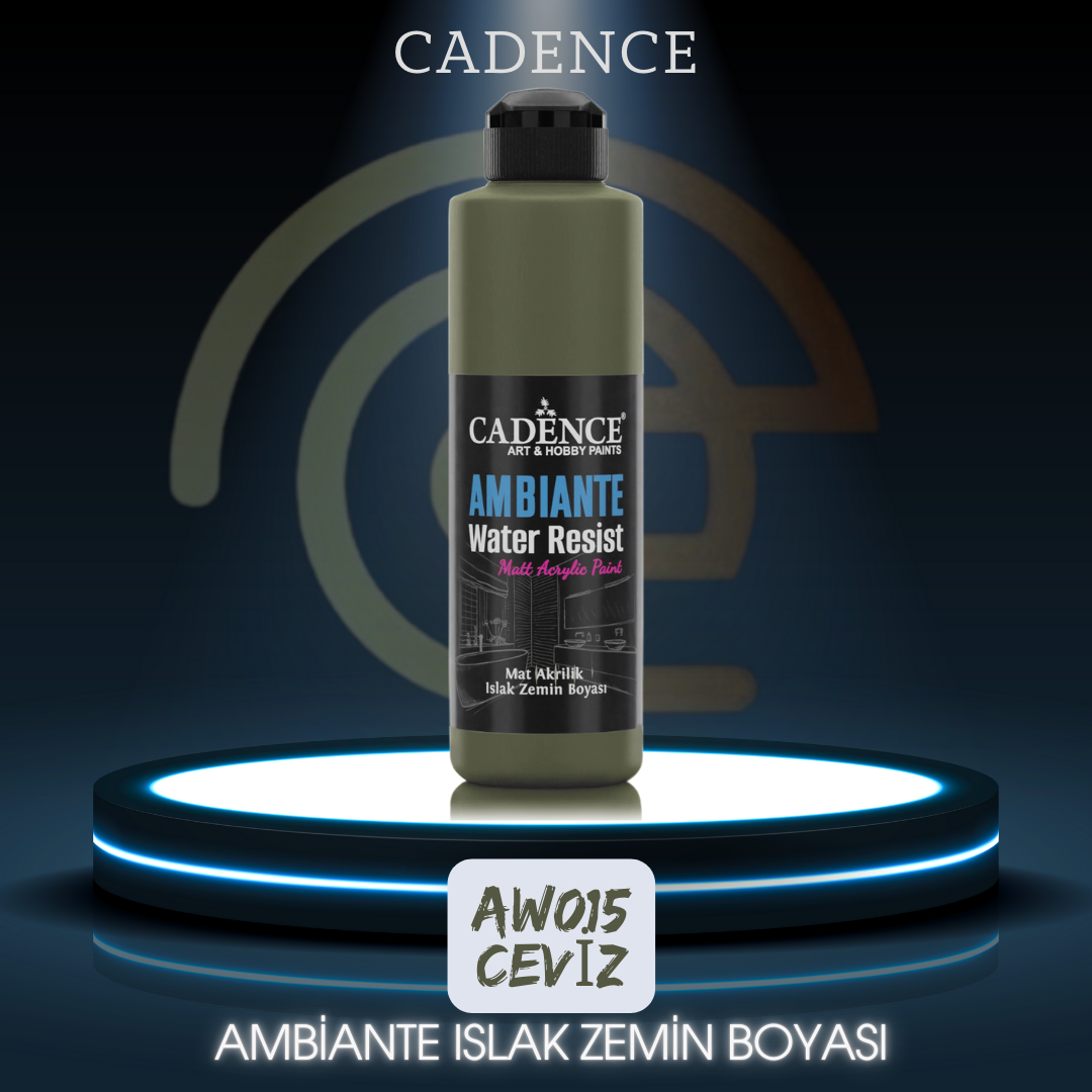 AW15 Ceviz Ambiante Islak Zemin Boyası 250ML + Katalizör 10GR
