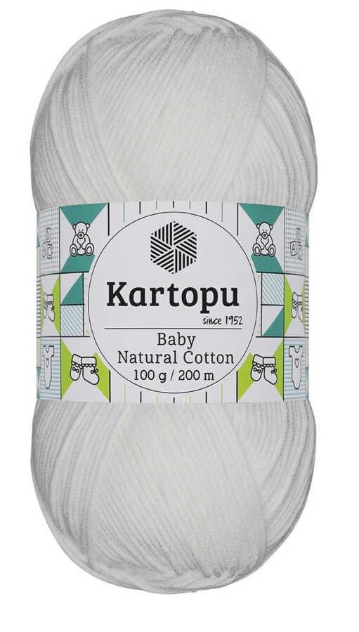 KARTOPU,BABY NATUREL COTTON K0010 BEYAZ
