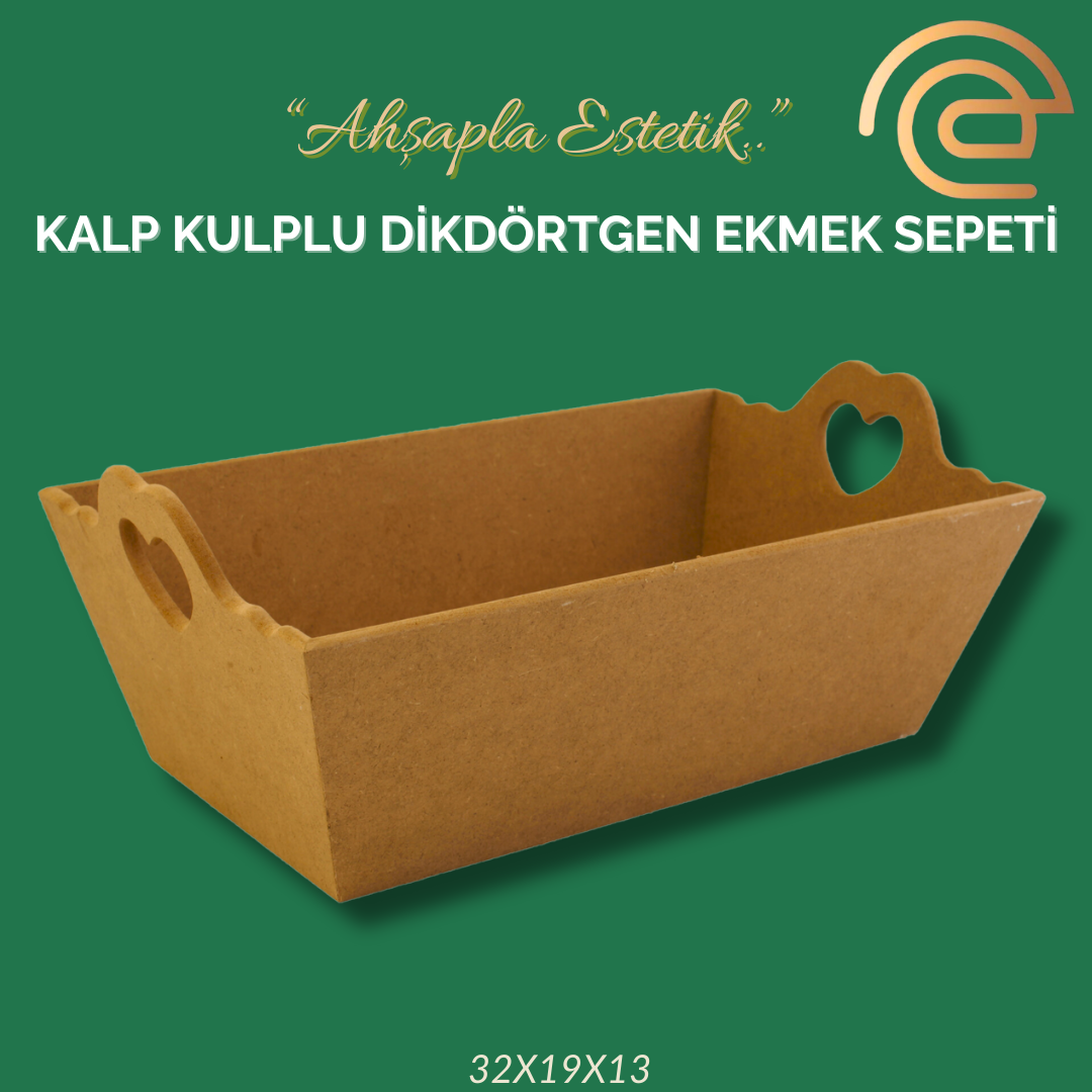 KALP KULPLU DİKDÖRTGEN EKMEKLİK