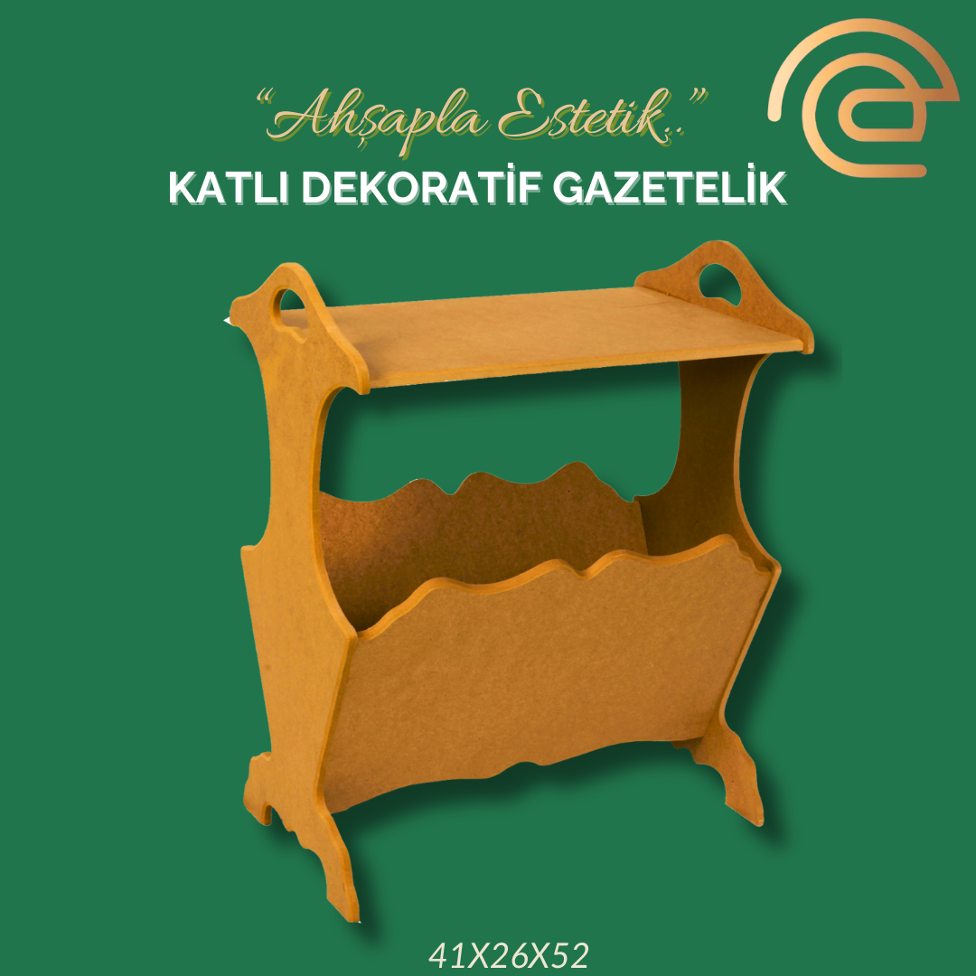 KATLI DEKORATİF GAZETELİK