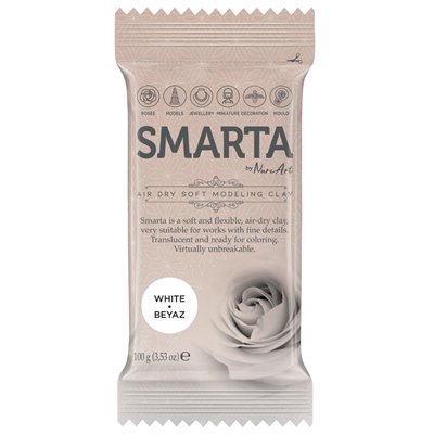 SMARTA HAVAYLA KURUYAN MODELLEME HAMURU BEYAZ 100GR