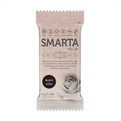 SMARTA HAVAYLA KURUYAN MODELLEME HAMURU SİYAH 100GR