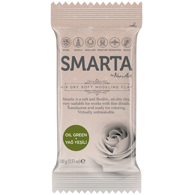 SMARTA HAVAYLA KURUYAN MODELLEME HAMURU YAĞ YEŞİLİ 100GR
