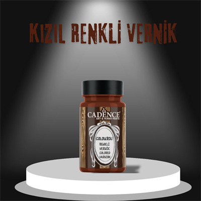 CADENCE CV03 Kızıl Renkli Vernik 90ML