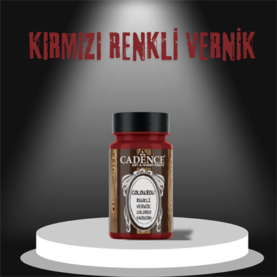 CADENCE CV04 Kırmızı Renkli Vernik 90ML