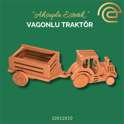 VAGONLU TRAKTÖR OYUNCAK