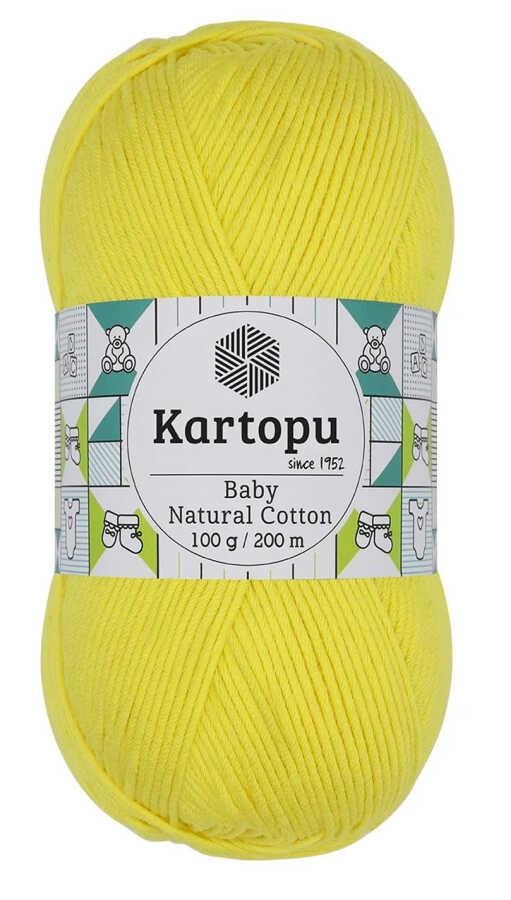 KARTOPU,BABY NATUREL COTTON K0326 LİMON SARI