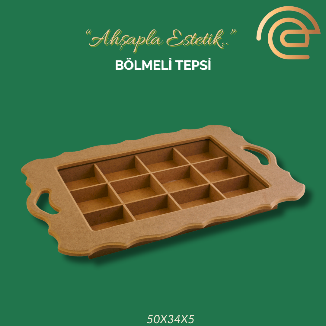 12 BÖLMELİ TEPSİ