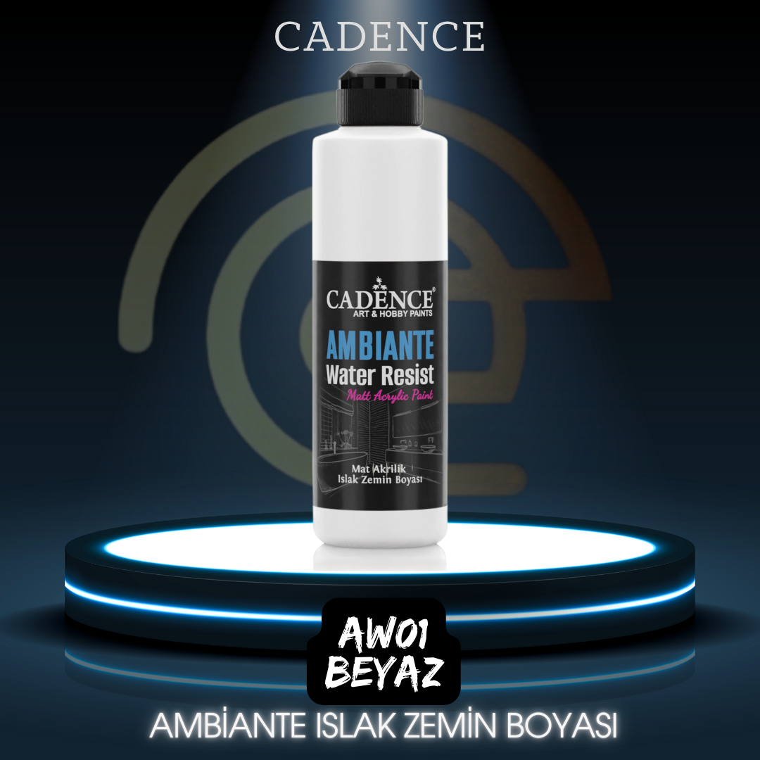 AW01 Beyaz Ambiante Islak Zemin Boyası 250ML + Katalizör 10GR