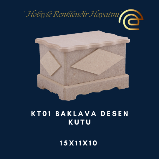 KÜÇÜK BOY BAKLAVA DESEN KUTU