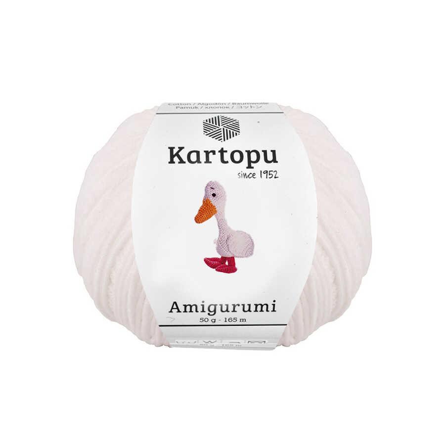 KARTOPU,AMİGURUMİ K0010 BEYAZ