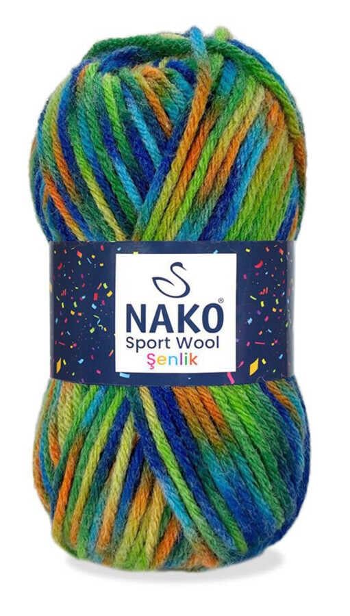 NAKO,SPORT WOOL ŞENLİK 87733,EL ÖRGÜ İPLİKLERİ