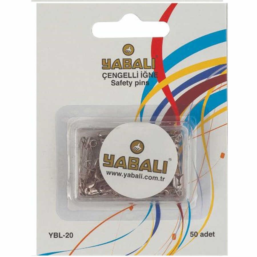 YABALI,ÇENGELLİ İĞNE NO:0 GÜMÜŞ - YBL-020