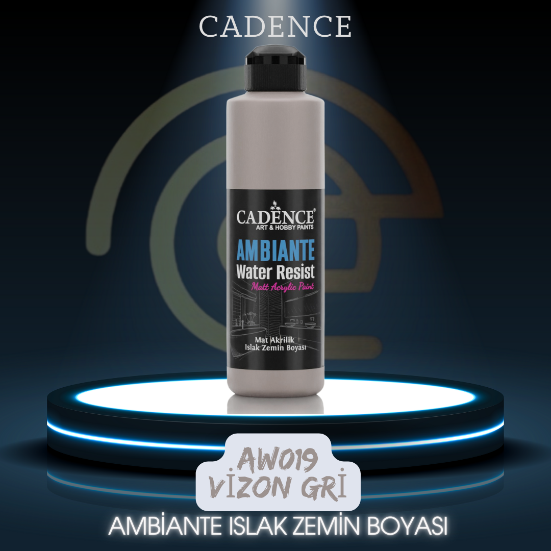 AW19 Vizon Gri Ambiante Islak Zemin Boyası 250ML + Katalizör 10GR
