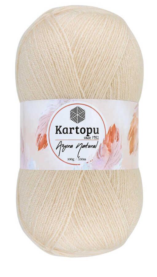KARTOPU,ANGORA NATURAL K0845 TEN